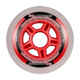 Ruote con cuscinetti Powerslide One Complete 90 mm 82A + ABEC 5 + 8 mm Spacer 8 pcs