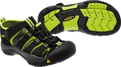 Sandali per bambini Keen  Newport H2 K Black/Lime Green