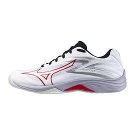 Scarpe da palestra per bambini Mizuno Lightning Star Z7 Jr. White/Salsa