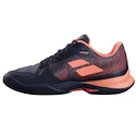 Scarpe da tennis da donna Babolat Jet Mach 3 AC Women Black/Living Coral