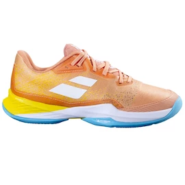 Scarpe da tennis da donna Babolat Jet Mach 3 Clay Women Coral/Gold Fusion