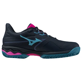 Scarpe da tennis da donna Mizuno Wave Exceed Light 2 W Padel Midnight Navy/Fuchsia Purple