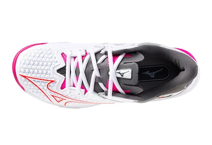 Scarpe da tennis da donna Mizuno Wave Exceed TOUR 6 CC White/Radiant Red/Quiet Shade