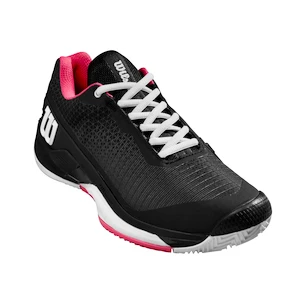 Scarpe da tennis da donna Wilson Rush Pro 4.0 W Clay Black/Hot Pink