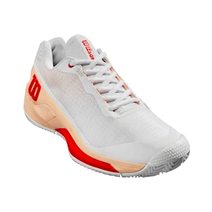 Scarpe da tennis da donna Wilson Rush Pro 4.0 W Clay White/Peach Parfait  EUR 41 1/3