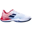 Scarpe da tennis da uomo Babolat Jet Mach 3 AC Men Wide White/Estate Blue  EUR 42,5