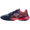 Scarpe da tennis da uomo Babolat Jet Mach 3 All Court Men Black/Poppy Red