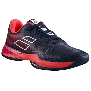 Scarpe da tennis da uomo Babolat Jet Mach 3 All Court Men Black/Poppy Red