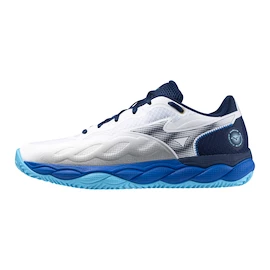 Scarpe da tennis da uomo Mizuno Wave Enforce Court CC White/Estate Blue/River Blue