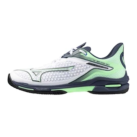 Scarpe da tennis da uomo Mizuno Wave Exceed Tour 6 CC White/India Ink/Neo Mint