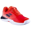 Scarpe da tennis per bambini Babolat Jet Mach 3 All Court Boy Strike Red/White