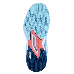 Scarpe da tennis per bambini Babolat Jet Mach 3 Clay Junior Angel Blue