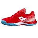 Scarpe da tennis per bambini Babolat Jet Mach 3 Junior AC Girl Fiesta Red