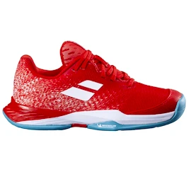 Scarpe da tennis per bambini Babolat Jet Mach 3 Junior AC Girl Fiesta Red