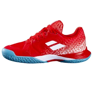 Scarpe da tennis per bambini Babolat Jet Mach 3 Junior AC Girl Fiesta Red