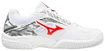 Scarpe da tennis per bambini Mizuno  Breakshot 3 CC White/IgnititonRed