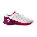 Scarpe da tennis per bambini Wilson Rush Pro Ace Jr White/Beet Red  EUR 38 2/3