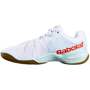 Scarpe indoor da donna Babolat  Shadow Spirit White/Light Blue  EUR 40,5