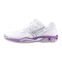 Scarpe indoor da donna Mizuno  Wave Phantom 3 White/Patrician Purple/Quince