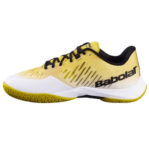 Scarpe indoor da uomo Babolat  Shadow Tour 5 Men White/Gold