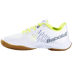 Scarpe indoor da uomo Babolat  Shadow Tour 5 Men White/Lime