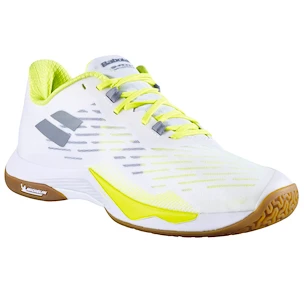 Scarpe indoor da uomo Babolat  Shadow Tour 5 Men White/Lime