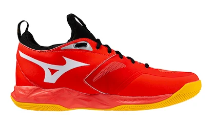 Scarpe indoor da uomo Mizuno  WAVE DIMENSION Radiant Red/White/Carrot Curl