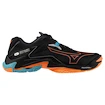 Scarpe indoor da uomo Mizuno  Wave Lightning Z8 Black/Neon Flame