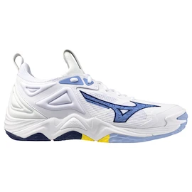 Scarpe indoor da uomo Mizuno Wave MOMENTUM 3 White/Bellwether Blue