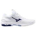 Scarpe indoor da uomo Mizuno  Wave STEALTH 6 White/Bellwether Blue