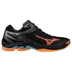 Scarpe indoor da uomo Mizuno  Wave VOLTAGE 2 Black/Neon Flame