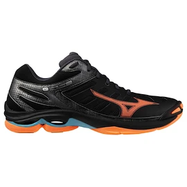 Scarpe indoor da uomo Mizuno Wave VOLTAGE 2 Black/Neon Flame