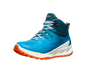 Scarpe outdoor da donna Keen Zionic Mid Wp Fjord Blue/Tangerine