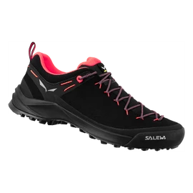 Scarpe outdoor da donna Salewa WILDFIRE LEATHER Black/Fluo Coral