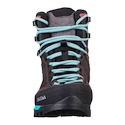 Scarpe outdoor da donna Salewa  WS MTN Trainer Mid GTX Magnet/Viridian Green