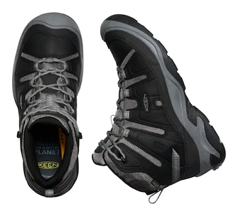 Scarpe outdoor da uomo Keen Circadia Mid Wp Black/Steel Grey