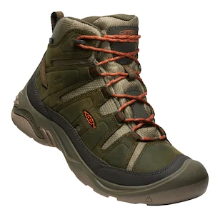 Scarpe outdoor da uomo Keen Circadia Mid Wp Dark Olive/Potters Clay  10,5 US (Under Armour)