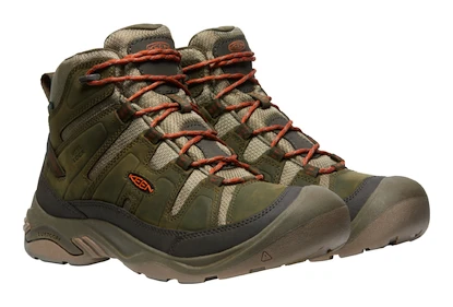 Scarpe outdoor da uomo Keen Circadia Mid Wp Dark Olive/Potters Clay  10,5 US (Under Armour)