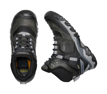 Scarpe outdoor da uomo Keen Ridge Flex Mid Wp Magnet/Black