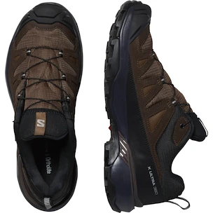 Scarpe outdoor da uomo Salomon X Ultra 360 Leather Gore-Tex Dark Earth/Delicioso/Sharkskin  UK 8,5