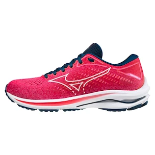 Scarpe running donna Mizuno  Wave Rider Wave Rider 25 / Phlox Pink / White / Gibraltor Sea  UK 5