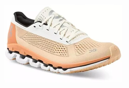 Scarpe running donna On Cloudboom Savannah/White