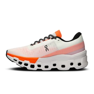 Scarpe running donna On Cloudmonster 2 White/Flame