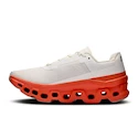 Scarpe running donna On Cloudmonster White/Flame