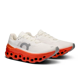 Scarpe running donna On Cloudmonster White/Flame