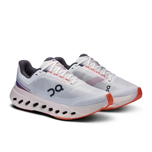 Scarpe running donna On Cloudsurfer Next Wide White/Flame