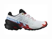 Scarpe running donna Salomon Speedcross 6 White/Black/Fiery Red