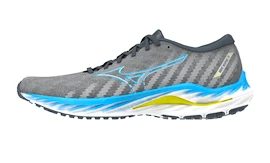 Scarpe running uomo Mizuno Wave Inspire 19 Ghost Gray/Jet Blue/Bolt 2 (Neon)