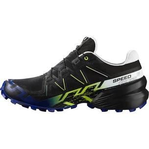 Scarpe running uomo Salomon Speedcross 6 Gtx Black/Surf The Web/Safety Yellow