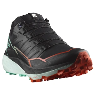 Scarpe running uomo Salomon Thundercross  Black/Cherry Tomato/Electric Green   UK 8,5